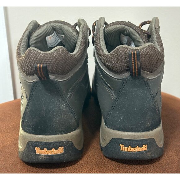 TIMBERLAND MT. MADDSEN BOYS YOUTH HIKING WATERPROOF MID TOP BOOTS SIZE 4 LACE UP - Picture 7 of 10
